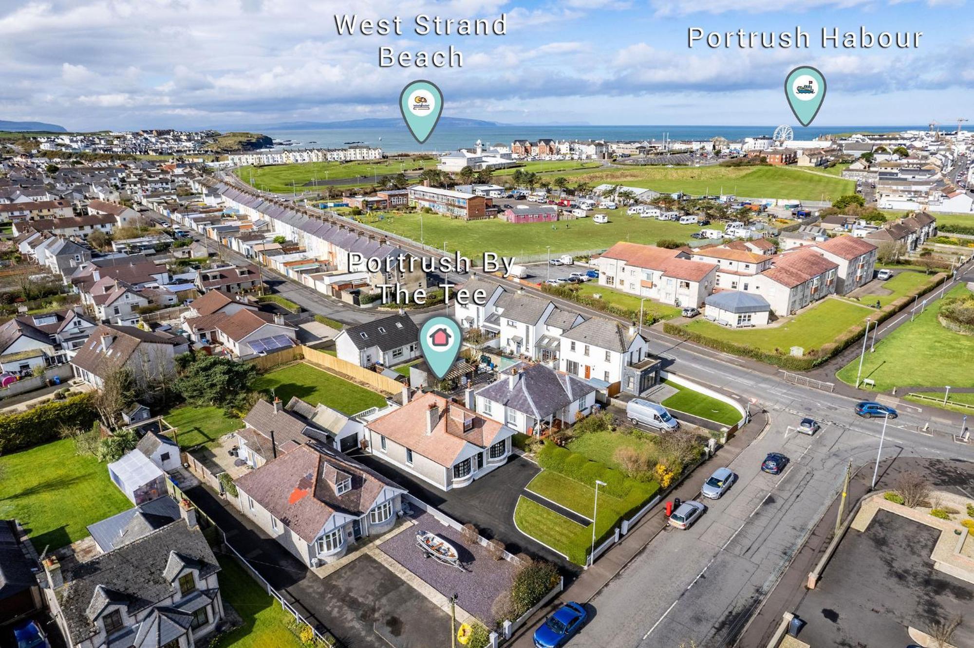 Portrush By The Tee Villa Ngoại thất bức ảnh